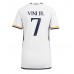 Cheap Real Madrid Vinicius Junior #7 Home Football Shirt Women 2023-24 Short Sleeve